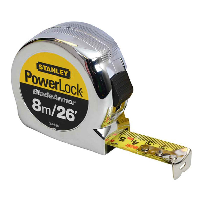 8m Stanley PowerLock BladeArmor® Tape Measure